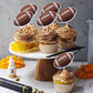 36 Pcs American Football Cupcake Toppers Rugby Ball Cupcake Picks Sports Ball Theme Cake Decorations For Super Bowl Sports Theme