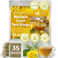 FRESHDRINKUS Premium Mullein Leaf Tea Bags, 100% Natural, 35 Count, Caffeine-Free, Vegan
