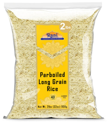 Rani Parboiled Long Grain Rice 32oz (2lbs) 908g ~ All Natural | Gluten Friendly | Vegan | Non-GMO | Kosher | Product of USA