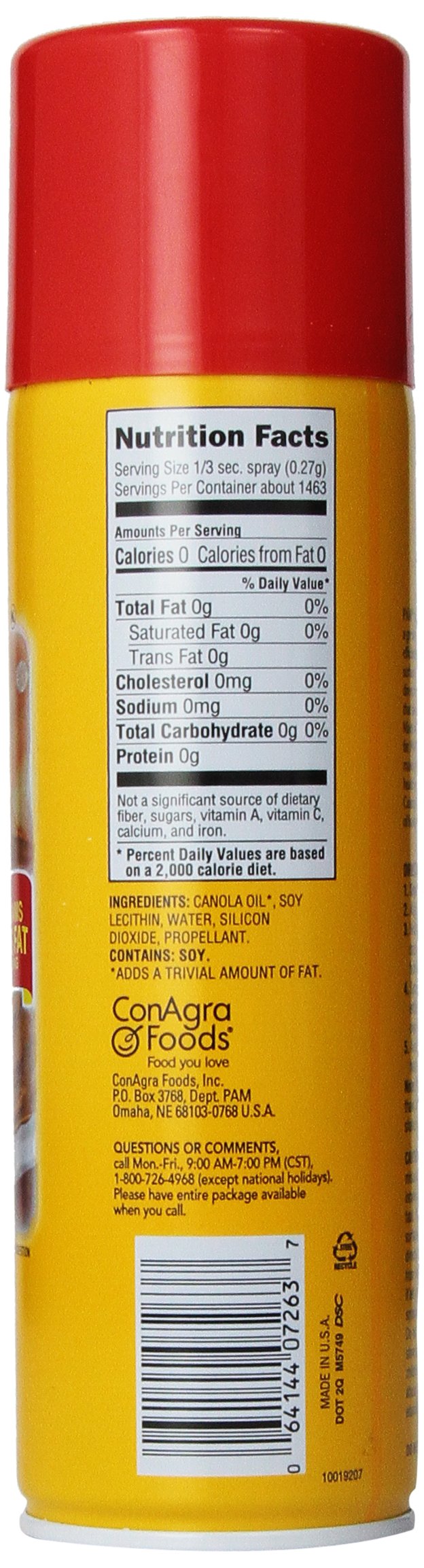 Pam High Yield Canola Pan Spray, 17 Ounce