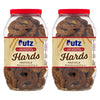 Utz Old Fashioned Sourdough Hard Pretzels - 26 Oz Barrel (2 Count) - Big And Thick Classic Pretzel Twists  Crunchy Sourdough Pretzel With Zero Cholesterol  Brown