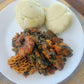 Fresh African Ghana Puna Yam, 10Lbs (2-3 Tubers) Note Item Sold By Weight