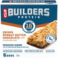 Clif Builders Protein Bars - Crispy Peanut Butter Chocolate - Reduced Sugar - Gluten Free - 16g Protein - 1.97 oz (6 Pack)