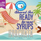 Hypothermias Horchata Ready To Use Gallon (128 Fl. Oz) Hawaiian Snow Cone Flavors Syrup - Shaved Ice, 100% Pure Cane Sugar