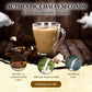 Blue Lotus Chai - Mint Masala Chai - Makes 265 Cups - Just Add Hot Water, No Steeping, No Gluten - 8 Ounce Masala Chai Powder wi