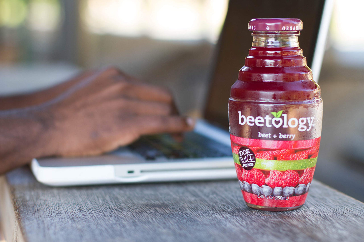 Beetology Organic Beet & Berry Juice, 8.45oz (6 Pack) | 100% Cold Pressed | Heart Healthy | Nutrient Packed Vegetable Juice | Vi