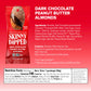 SkinnyDipped Dark Chocolate Peanut Butter Almonds, Chocolate Covered Almonds, Low Sugar, Gluten Free, Healthy Snack, 1.2 Ounce B