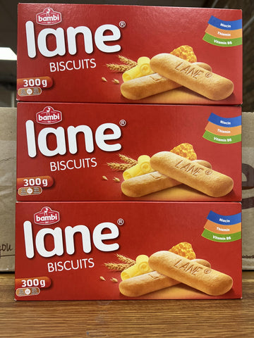 Bambi Lane Ground Biscuits, 3 Pack, 900g Total, 10.58 Ounce Each, Ideal for Snacking