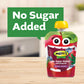 Mott s No Sugar Added Mixed Berry Applesauce, 3.2 Oz Clear Pouches, 48 Count (4 Packs Of 12), Good Source Of Vitamin C, No Arti