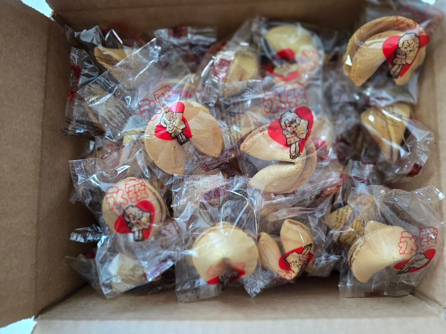 Premium Usa Baked Fortune Cookies In A Convenient 100-Pack, Bundled By Superdeals, Individually Fresh Crispy Wrapped Fortune Coo