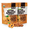 Berrilys Organic Bitter Apricot Kernels - Usda Certified Organic Bitter Apricot Seeds - Natural & Non-Gmo  Top-Grade Quality Kernals  No Sulfur Or Additives - 16 Oz