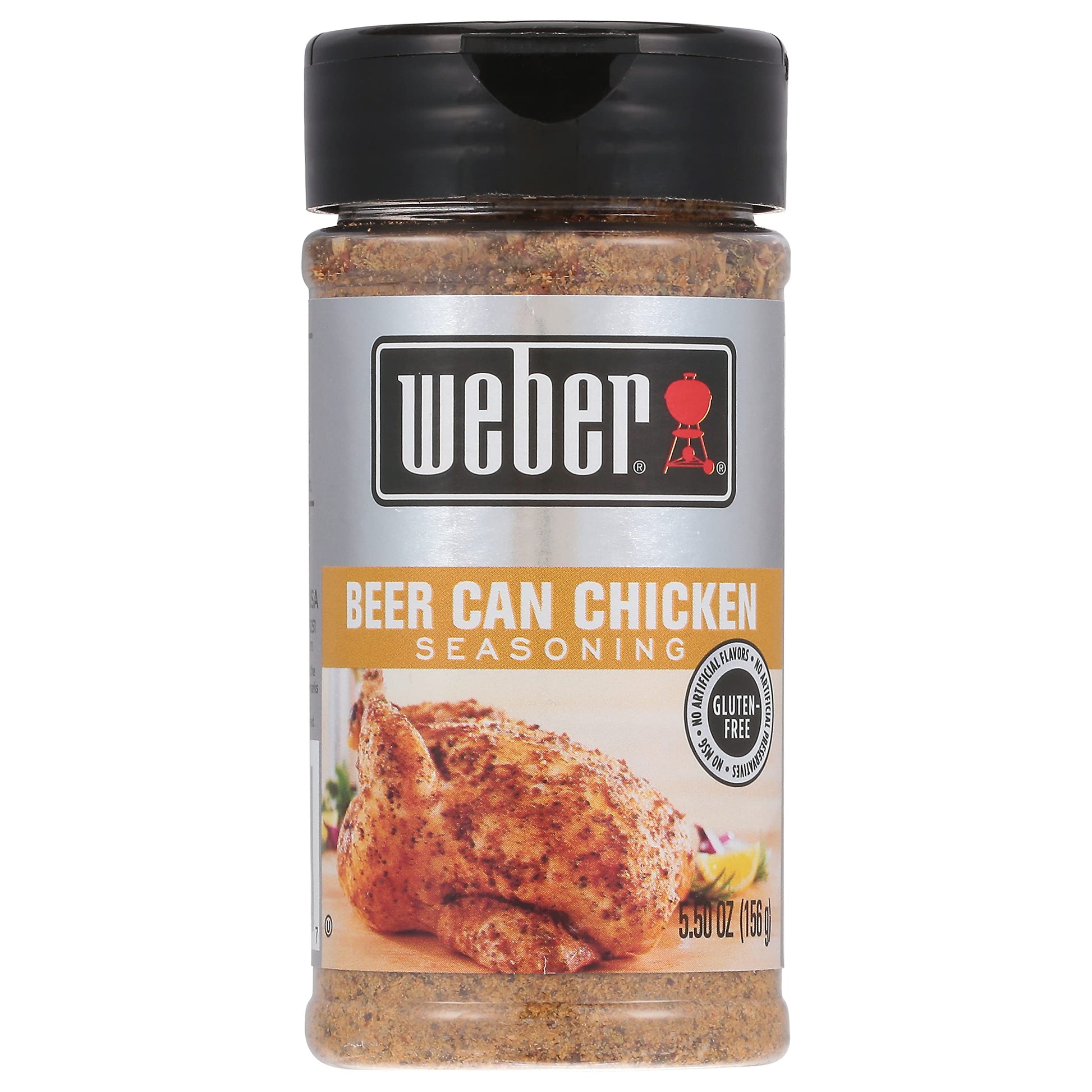 Weber Beer Can Chicken Seasoning, 5.5 oz, Model 2011053, Ideal for Grilling