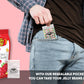 Jelly Belly Bundle- Very Cherry Jelly Beans - 7.5 Oz Gift Bag- Includes Rus Candy Company Travel Size Pocket Bag (Very Cherry)