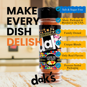 Dak'S Spices Bbqueen Seasoning Blend | 100% Salt & Sugar Free | Healthy Seasoning | Msg, Preservative & Potassium Chloride Free