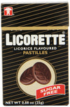 Daprano & Co Licorette Sugar Free Hard Candy, 0.88-Ounce Boxes (Pack of 12)