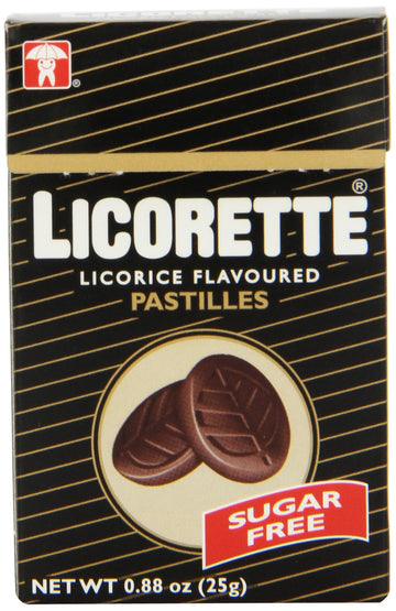 Daprano & Co Licorette Sugar Free Hard Candy, 0.88-Ounce Boxes (Pack of 12)