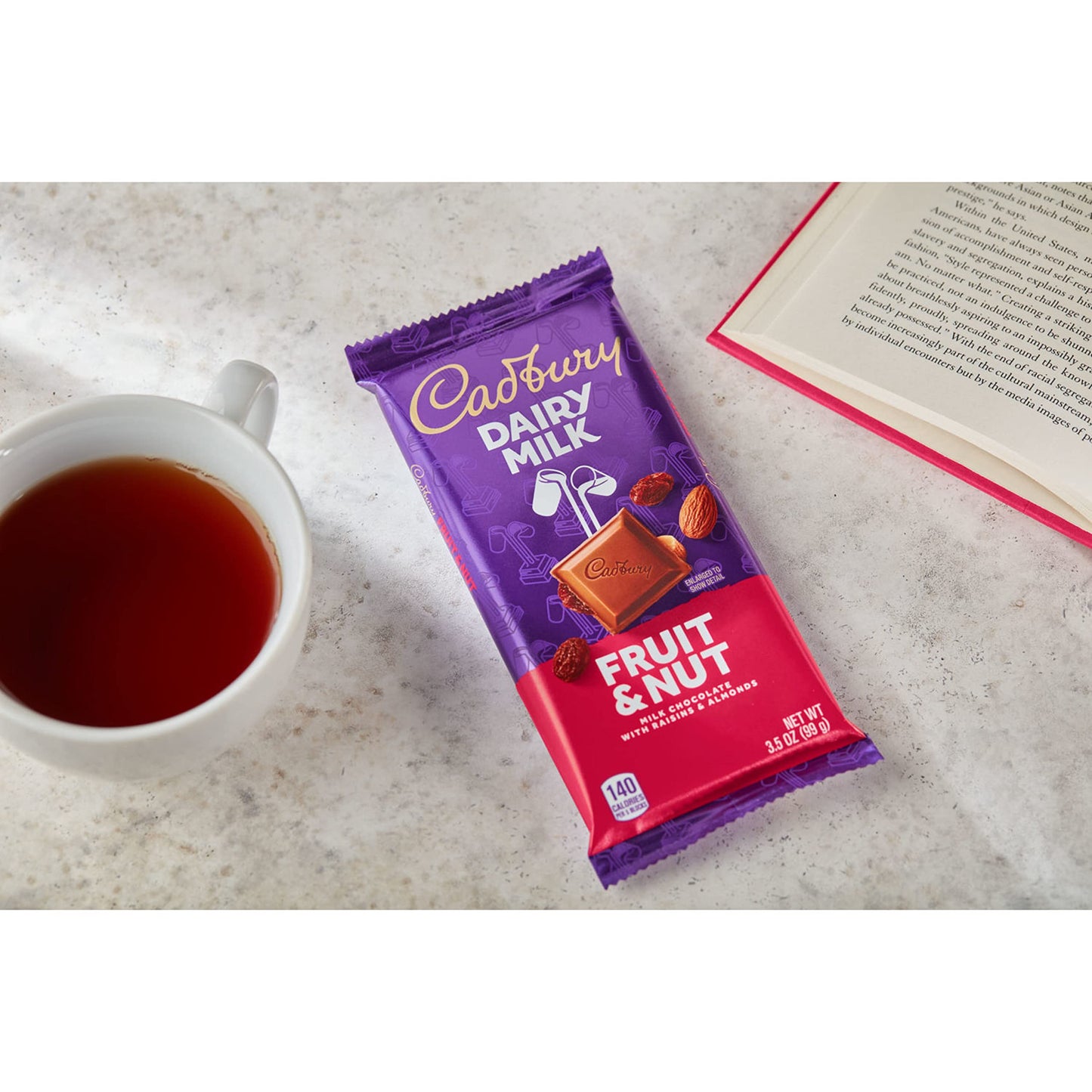 Cadbury Dairy Milk Fruit & Nut Chocolate Bars, 3.5 oz (Pack of 14)