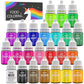 Vividye Food Coloring Set - 24 Colors - 0.25 Fl Oz Bottles for Baking and Crafts