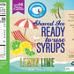 Lemon Lime Snow Cone Syrup & Hawaiian Flavor Syrups Coffee Syrup, Snow Cone & Slushie Syrup, Flavored Syrups For Drinks 100% Pur