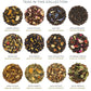 Tea Forte Tea Advent Calendar Gift Set; 24 Individually Wrapped Handcrafted Assorted Pyramid Infuser Tea Bags With Numbered Doors, Warming Joy
