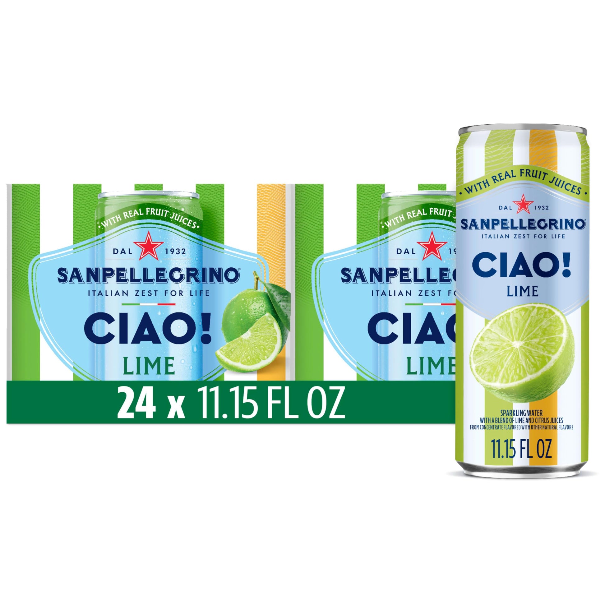 San Pellegrino Sparkling Water, Low-Calorie, 0g Added Sugar, 66.93 Fl Oz (Pack of 4), Model 12601937