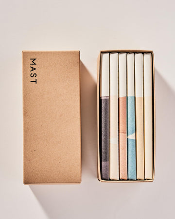 Mast Chocolate Bars | 6 Pack | Organic, Kosher | Classic 2.5Oz Each (6 Bars, Variety Gift Box)