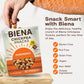 BIENA Chickpea Snacks - Crunchy Roasted Chickpeas - High Fiber Vegan Protein Snacks for Adults and Kids - 8-Pack, 5 Ounce - Haba