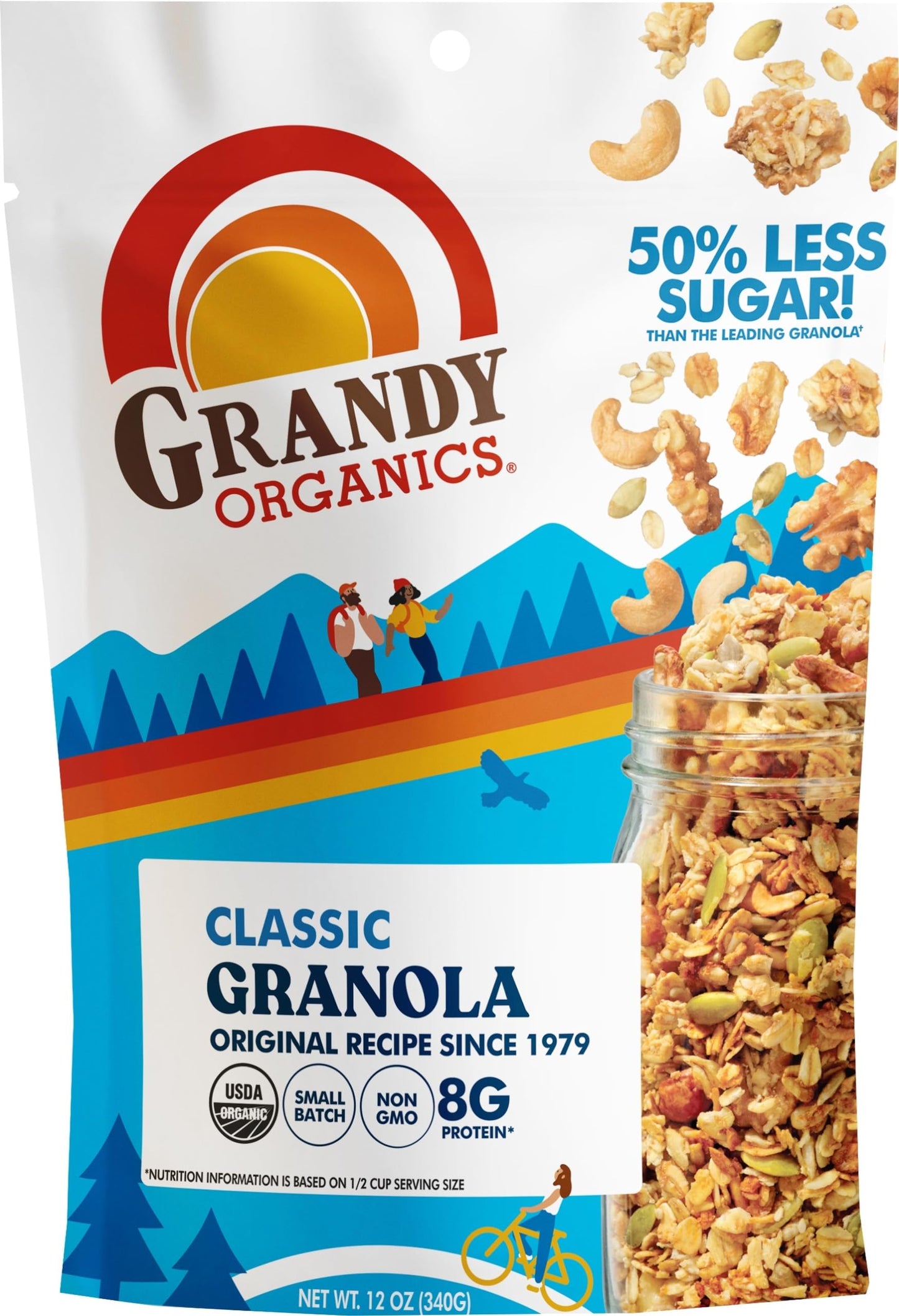 Grandy Oats Granola - Classic - Case Of 6 - 12 Oz.
