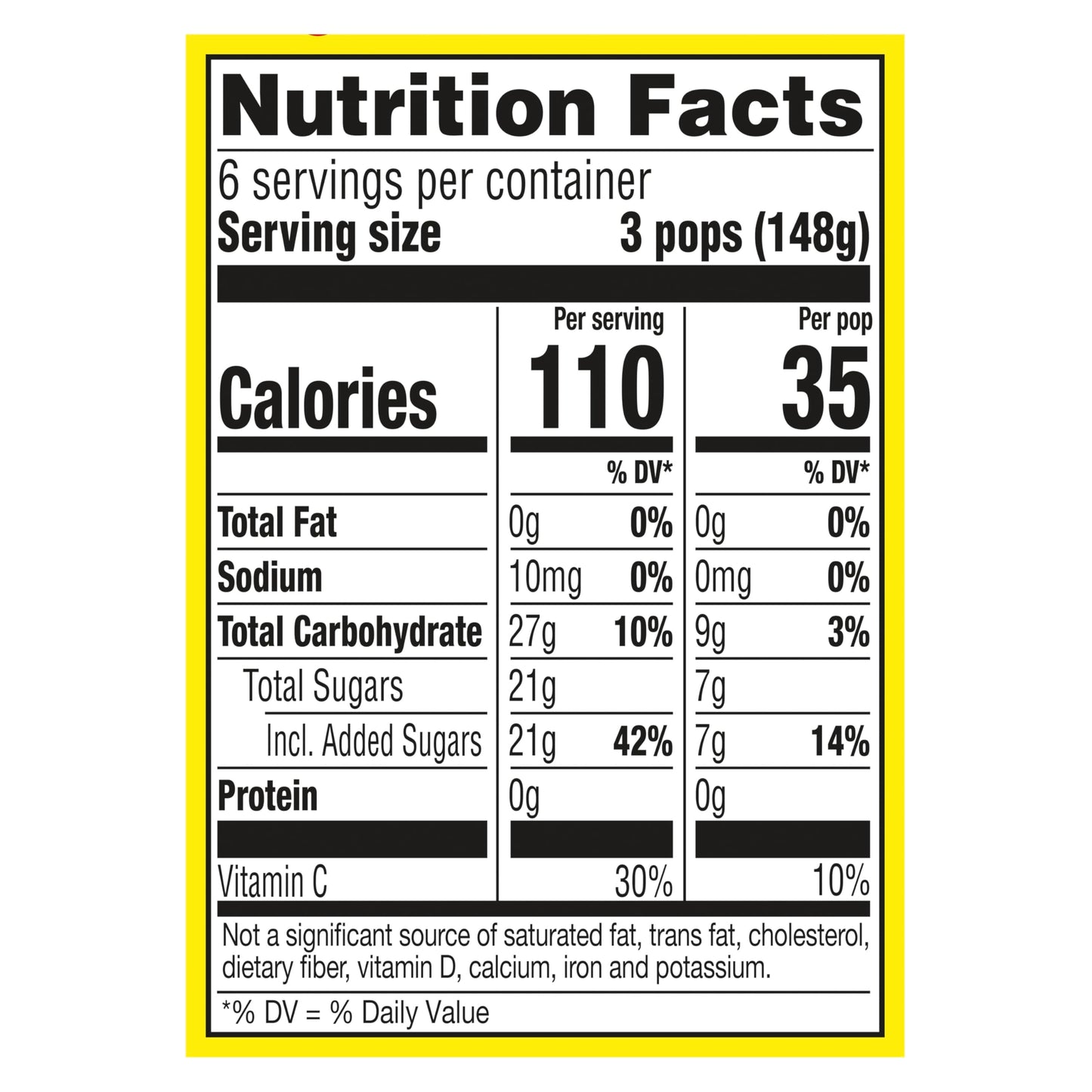 Popsicle JOLLY RANCHER Ice Pops 18 Count Candy Flavor Ice Pop For a Frozen Dessert Frozen Ice Pops With Only 35 Calories 29.7 oz