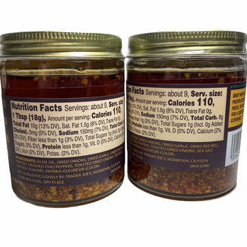 Trader Joe'S Chili Onion Crunch, 6 Oz (Pack Of 2)