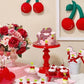 24 Pcs Glitter Balls Cupcake Toppers Foam Ball Cake Picks Mini Balloon Diy Cake Insert Topper Decoration For Baby Shower Wedding
