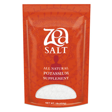 Zea Low Sodium Salt Substitute with Real Salt-Taste - 80% Potassium Chloride Enriched Salt Alternative for High Blood Pressure -