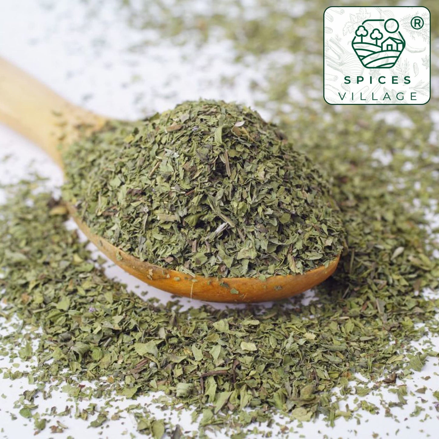 Spices Village Dried Peppermint Leaves (2 Oz) - Fresh Peppermint Leaves, Mint Herb, Crushed Mint Spice Great For Loose Leaf Tea,