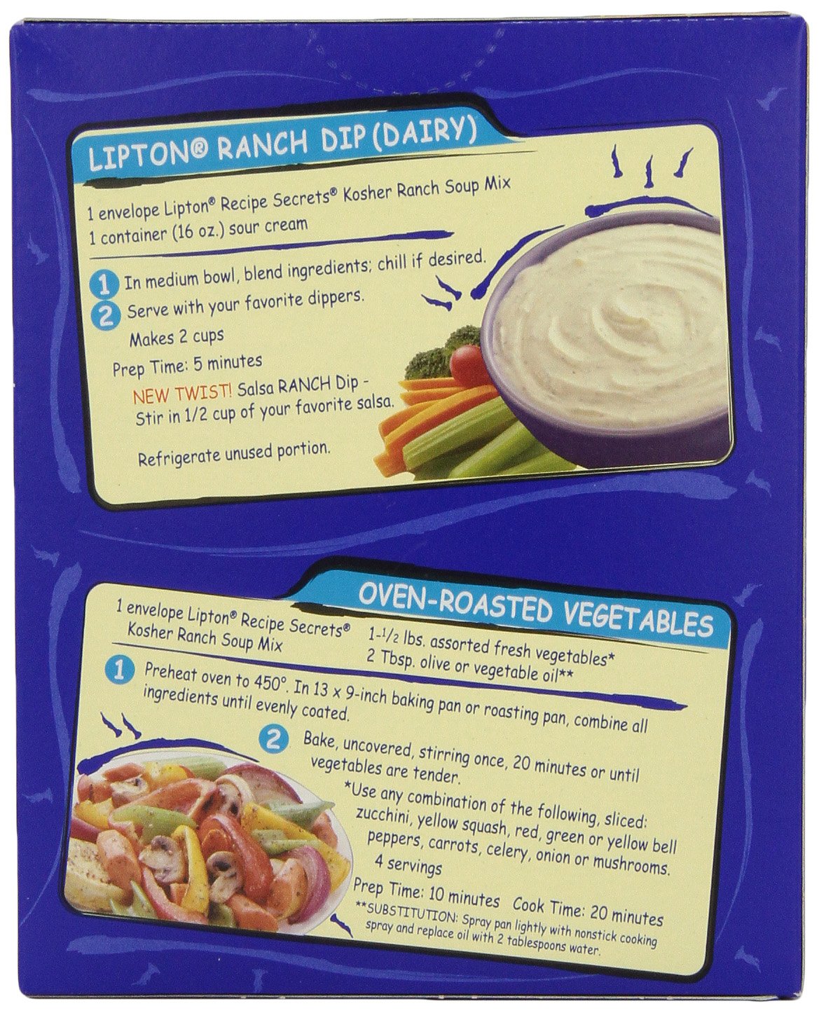 Lipton Recipe Secrets, Ranch Soup & Dip Mix, 2.4 Ounce (Pack of 12)