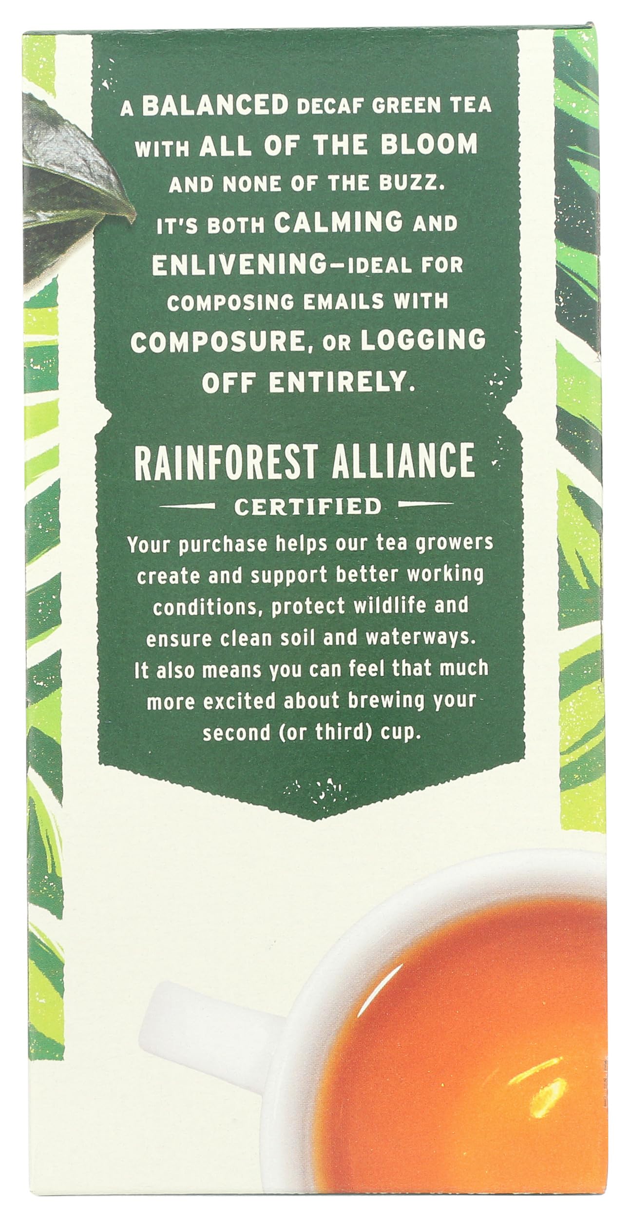 Whole Foods Market, Tea Green Decaf Organic, 20 Count
