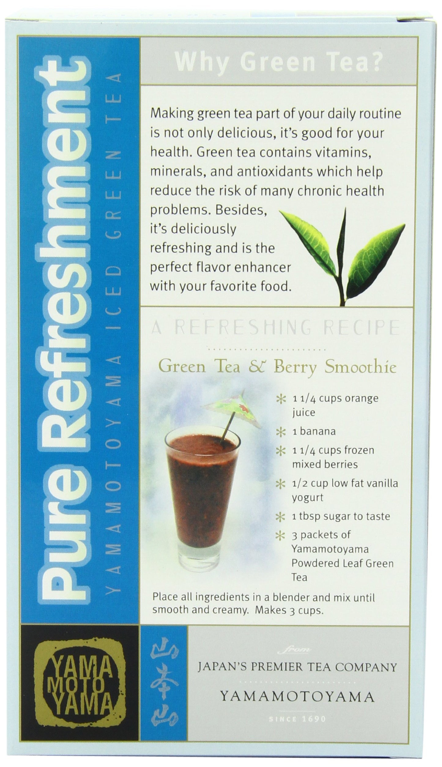 Yamamotoyama Iced Green Tea, Unsweetened, 0.8 Oz
