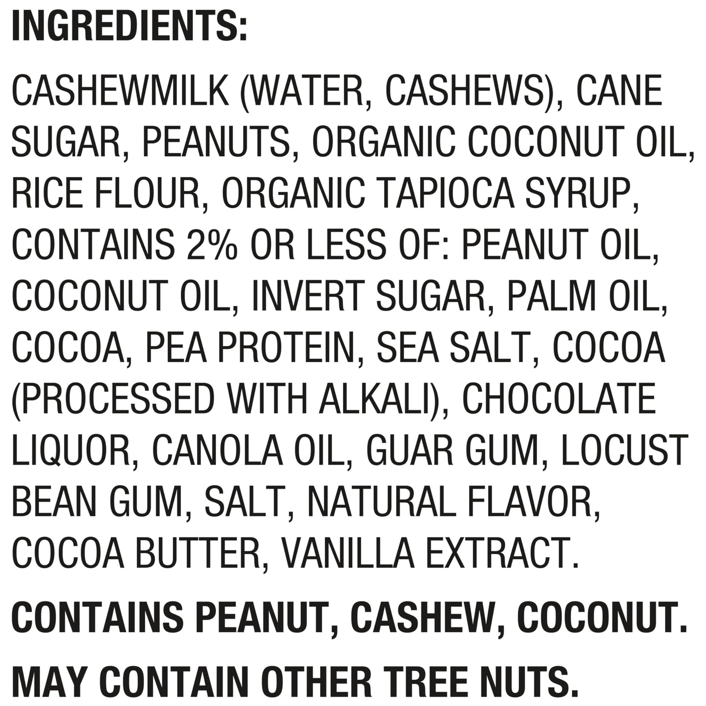 So Delicious Peanut Butter Brownie Cashewmilk Frozen Dessert, 1 Pt