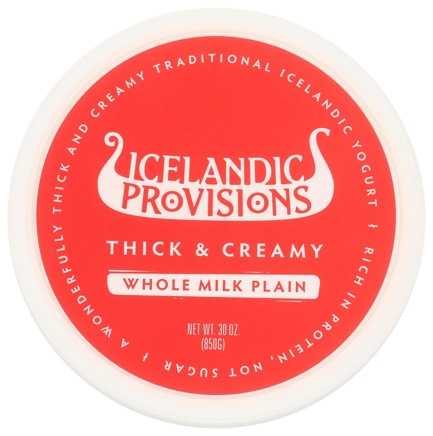 Icelandic Provisions 30 oz Traditional Skyr Yogurt, Whole Milk