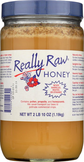 Really Raw Honey, Totally Unprocessed, 2-Lb 10 Oz