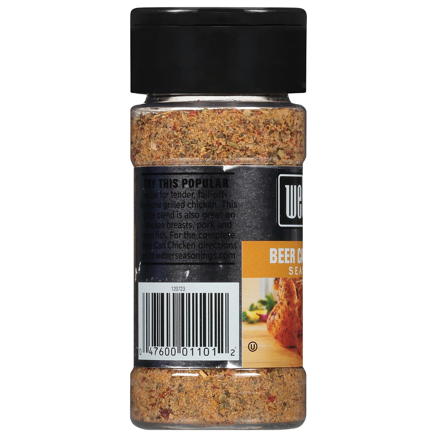Weber malt-inspired Can Chicken Seasoning, 2.85 Ounce Shaker, Model 2008216