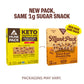 Munk Pack Chewy Granola Bars - 5g Protein, 1g Sugar with Allulose, 2g Net Carbs, Low Sugar, Gluten Free and Low Glycemic Snacks
