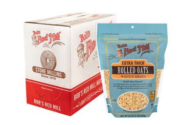 Bob's Red Mill Extra Thick Rolled Oats, 16-ounce (Pack of 4)