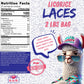 Black Licorice Laces - String Laces Candy- Bold, Chewy Classic Anise Flavor- 2 Lbs Bulk Size Candy Bulk Pack For Snacking, Candy