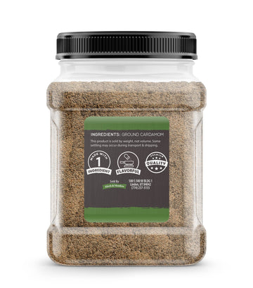 Birch & Meadow 1.5 Lb Of Ground Cardamom, Spicy & Fruity, Versatile