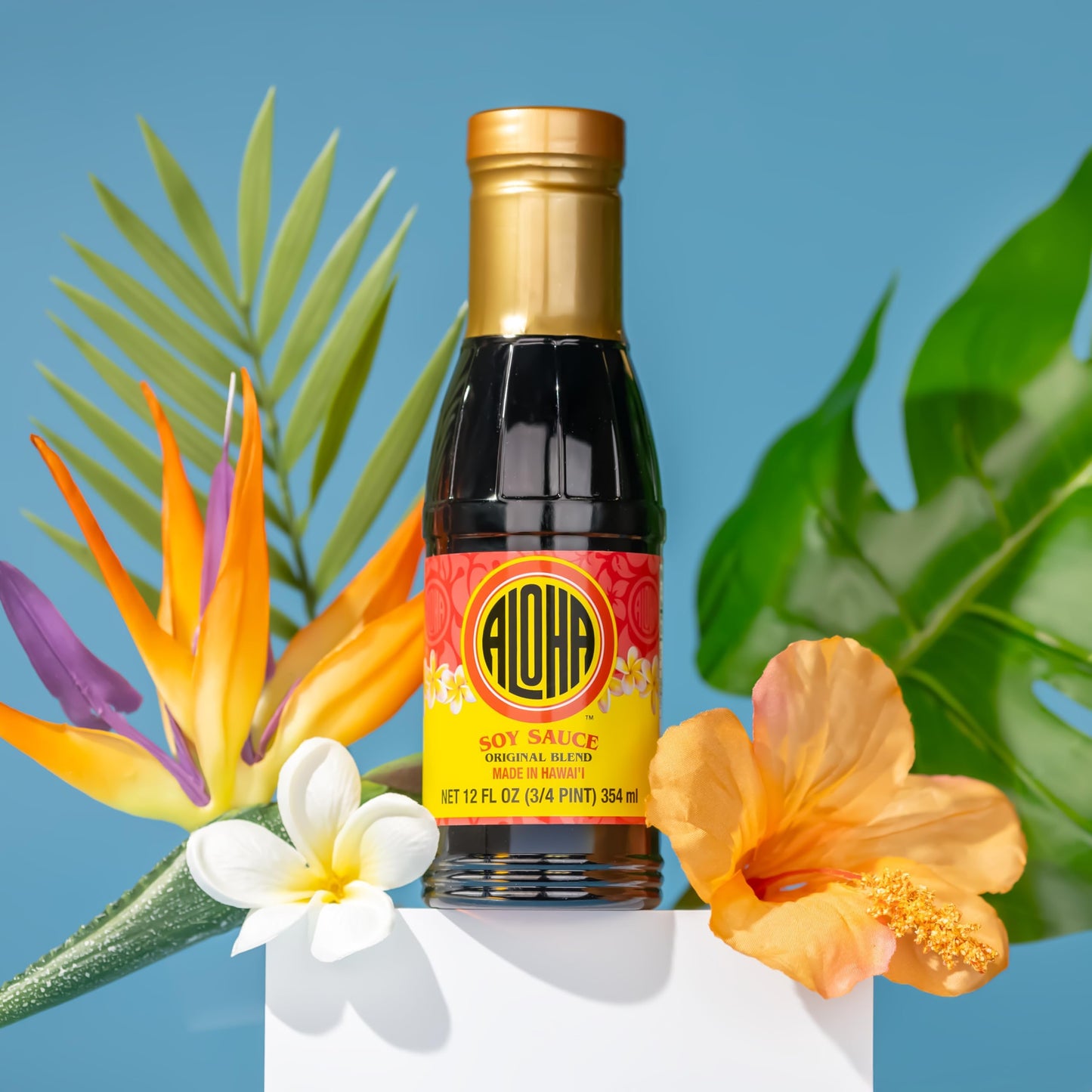 ALOHA Shoyu Soy Sauce Original Blend - Authentic Hawaiian Dark Soy Sauce, 12 Fl Oz