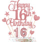 16Th Birthday Cake Decorations Set Include 16Th Birthday Candles Numeral 16 Cake Candles And Happy 16Th Birthday Cake Toppers Wi