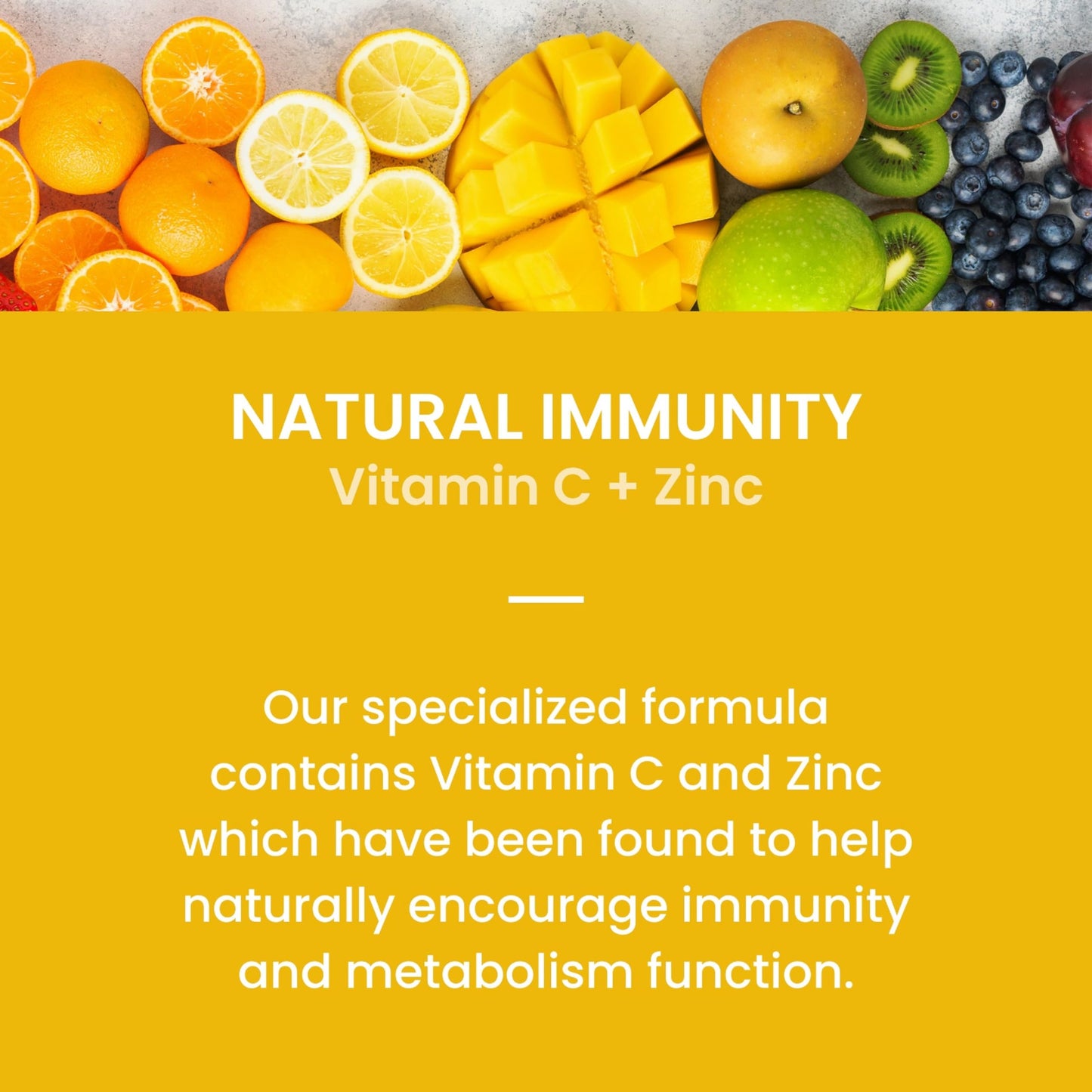 Fruniti Mango Smoothie Mix - Immunity Boost with Vitamin C, Zinc & Echinacea - No Sugar Added - 48 Fl Oz - Makes 24 Smoothies