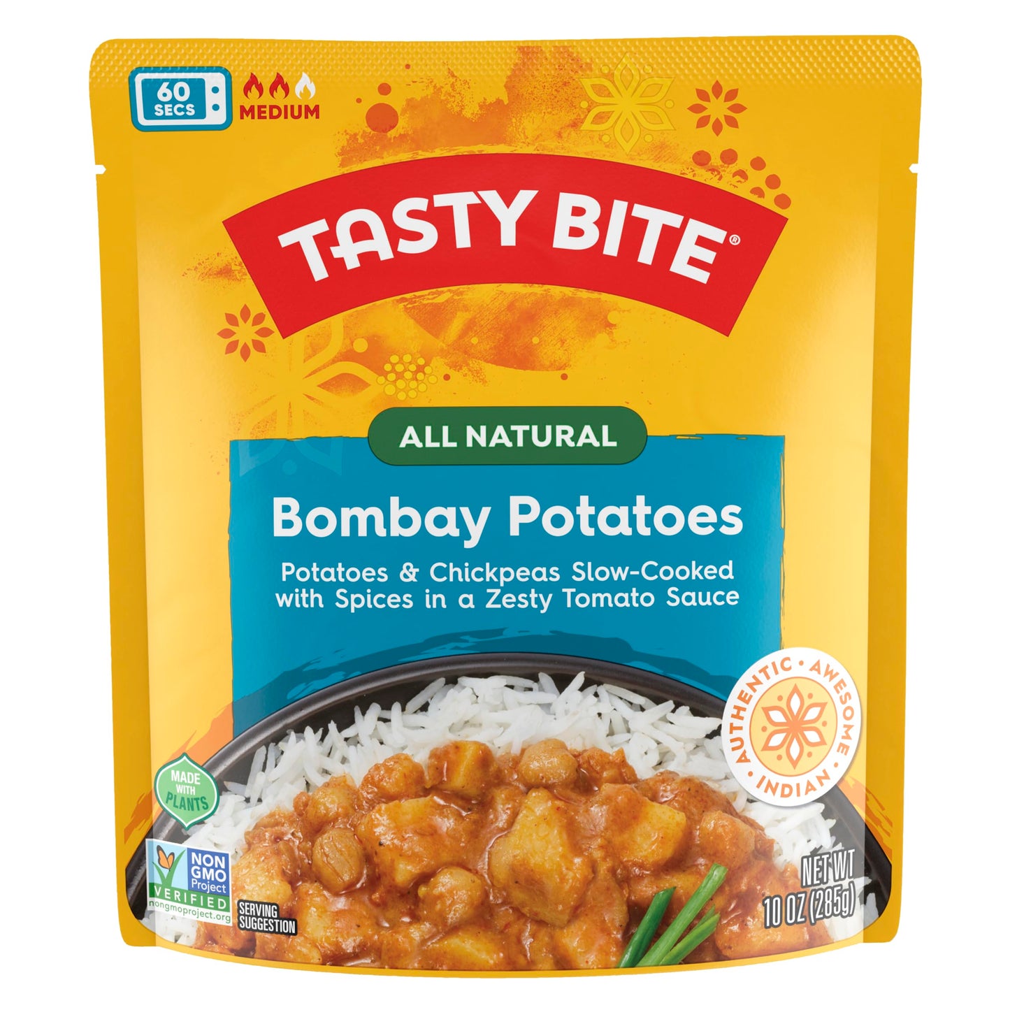 Tasty Bite, Bombay Potatoes, 10 oz