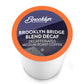 Brooklyn Beans Decaf Coffee Pods, 40 Count, Compatible with 2.0 K-Cup malt-inspired, Brooklyn Bridge Model BB BKD40