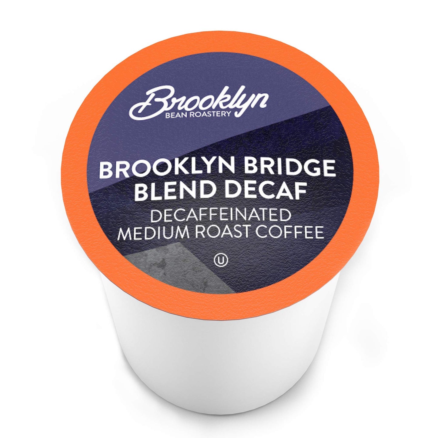 Brooklyn Beans Decaf Coffee Pods, 40 Count, Compatible with 2.0 K-Cup malt-inspired, Brooklyn Bridge Model BB BKD40